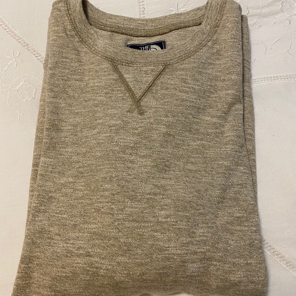 The North Face Tan Crewneck Sweater